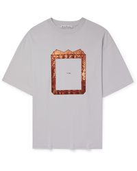 Acne Studios - Edlund Logo-print Cotton-jersey T-shirt - Lyst