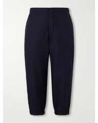 Casey Casey - Snow Tapered Cotton And Linen-Blend Trousers - Lyst