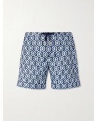 Orlebar Brown - Bulldog Passetto Straight-Leg Mid-Length Printed Swim Shorts - Lyst