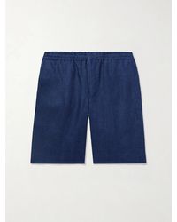 ZEGNA - Straight-Leg Oasi Linen Shorts - Lyst