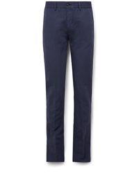 Massimo Alba - Mauko Slim-Fit Straight-Leg Cotton And Linen-Blend Twill Suit Trousers - Lyst