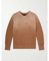 Les Tien - Heavyweight Structured-Fleece Cotton-Jersey Raglan Sweatshirt - Lyst