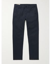Nudie Jeans - Easy Alvin Slim-fit Organic Stretch-cotton Trousers - Lyst