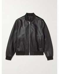 MR P. - Full-Grain Leather Bomber Jacket - Lyst