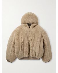 Fear Of God - Alpaca And Cotton-Blend Hooded Bomber Jacket - Lyst