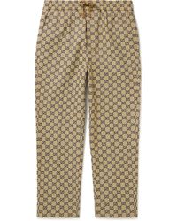 Gucci - GG Cotton-blend Pants - Lyst