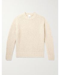 Allude - Ribbed Cashmere And Silk-blend Sweater - Lyst