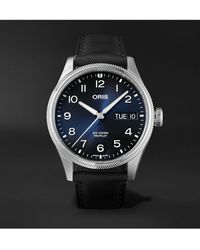 Oris - Big Crown Propilot Big Day Date Automatic 44mm Stainless Steel And Leather Watch, Ref. No. 01 752 7760 4065-07 5 22 08lc - Lyst