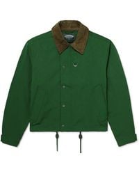 FRIZMWORKS - Corduroy-trimmed Cotton-blend Jacket - Lyst