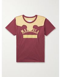 Maison Margiela - Logo-print Cotton-jersey T-shirt - Lyst