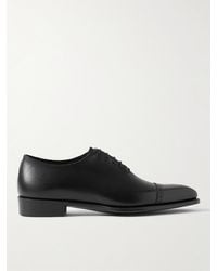 George Cleverley - Melvin Cap-toe Leather Oxford Shoes - Lyst