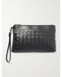 Bottega Veneta - Intrecciato Leather Pouch - Lyst