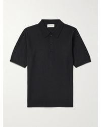 Dries Van Noten - Merino Wool Polo Shirt - Lyst