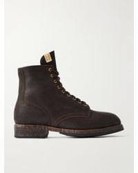 Visvim - Brigadier Leather Lace-Up Boots - Lyst