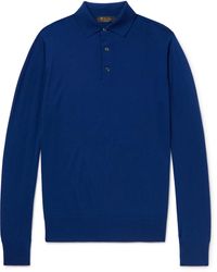 Loro Piana - Slim-fit Wish Virgin Wool Polo Shirt - Lyst
