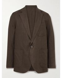 STÒFFA - Unstructured Washed-Linen Blazer - Lyst