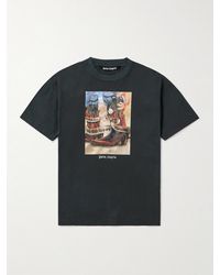 Palm Angels - Dice Game T-Shirt aus Baumwoll-Jersey mit Print - Lyst