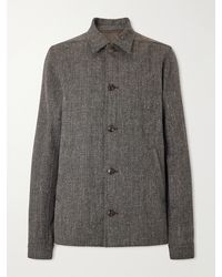 Rick Owens - Brad Wool And Linen-blend Jacket - Lyst