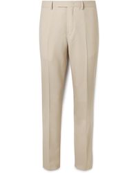 MR P. - Phillip Straight-leg Wool And Mohair-blend Suit Trousers - Lyst