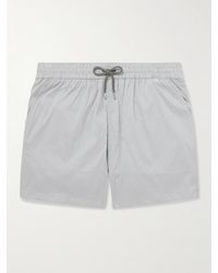 Paul Smith - Gerade geschnittene mittellange Badeshorts mit Nadelstreifen - Lyst