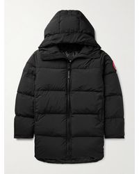 Canada Goose - Lawrence Logo-appliquéd Quilted Enduraluxe® Hooded Down Jacket - Lyst