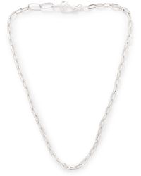Bottega Veneta - Sterling Silver Chain Necklace - Lyst