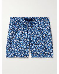 Canali - Straight-leg Mid-length Floral-print Swim Shorts - Lyst