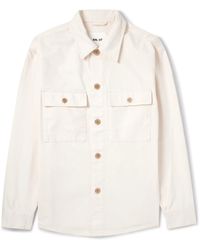 NN07 - Roger 1802 Organic Cotton-twill Overshirt - Lyst