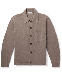 Canali - Wool And Cashmere-Blend Cardigan - Lyst