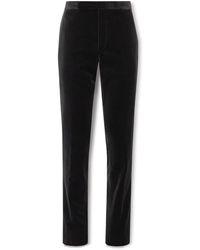 Polo Ralph Lauren - Slim-fit Straight-leg Cotton-velvet Suit Trousers - Lyst