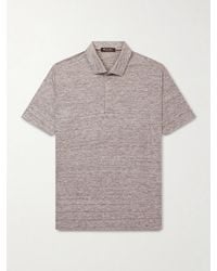 Loro Piana - Linen Polo Shirt - Lyst