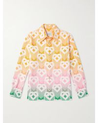 Casablancabrand - Gradient Heart Jacquard Shirt Jacket - Lyst