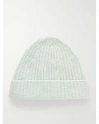 AURALEE - Ribbed Cashmere Beanie - Lyst