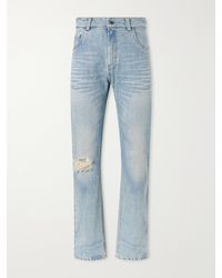 ADON - Straight-Leg Distressed Jeans - Lyst