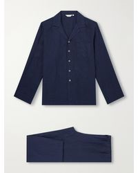 Derek Rose - Sicily 1 Linen-Canvas Pyjama Set - Lyst