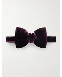 Tom Ford - Pre-tied Cotton-velvet Bow Tie - Lyst