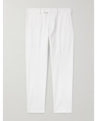 Tom Ford - Tapered Cotton-Blend Twill Chinos - Lyst