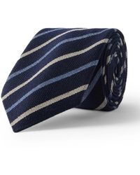 Paul Smith - 8Cm Striped Wool And Silk-Blend Tie - Lyst
