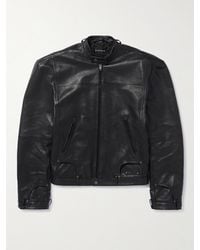 Balenciaga - Leather Jacket - Lyst