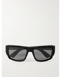 Dior - Dior3D S1I Sonnenbrille mit eckigem Rahmen aus strukturiertem Azetat - Lyst