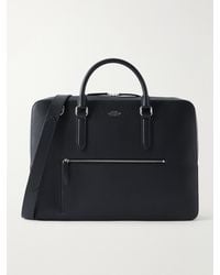Smythson - Slim Full-Grain Leather Briefcase - Lyst