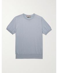 Canali - T-shirt in cotone - Lyst