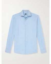 Fedeli - Sean Cotton-chambray Shirt - Lyst