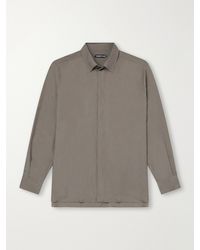 Tom Ford - Cotton And Silk-Blend Twill Shirt - Lyst