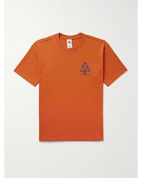 Nike - ACG Wildwood T-Shirt aus "Dri-FIT"-Material mit Logoprint - Lyst