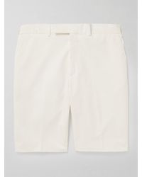 Kingsman - Slim-fit Straight-leg Cotton-blend Twill Shorts - Lyst