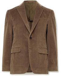 Canali - Kei Slim-Fit Cotton-Blend Corduroy Suit Jacket - Lyst