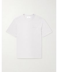 MR P. - Linen And Organic Cotton-blend T-shirt - Lyst