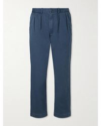Polo Ralph Lauren - Straight-Leg Cotton-Twill Trousers - Lyst