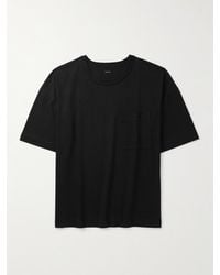 Lemaire - T-shirt oversize in jersey di misto cotone e lino - Lyst